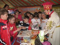 На тюльпанах